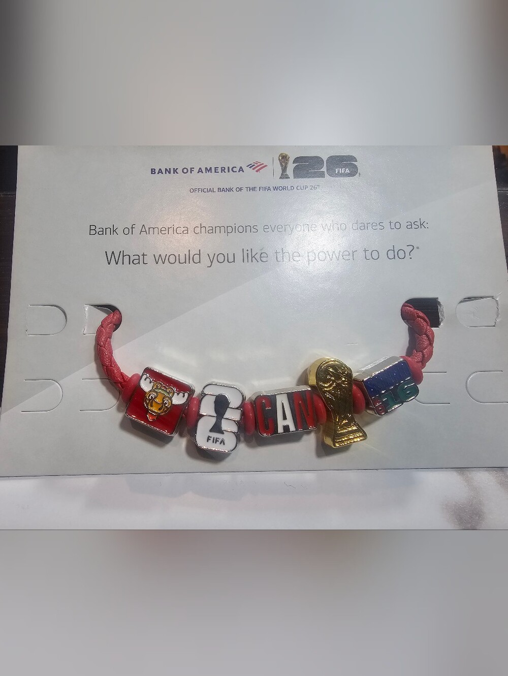 FIFA World Cup Red Charm Bracelet